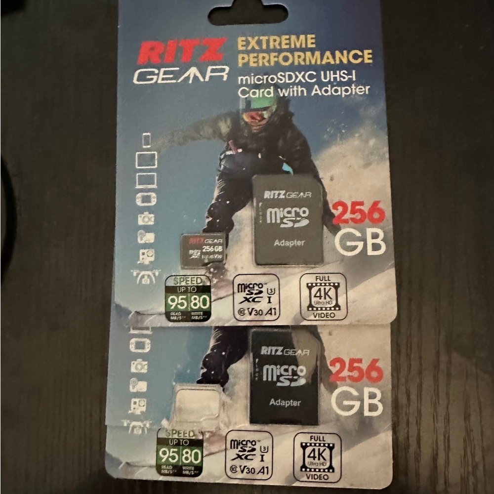 RITZ GEAR
256 GB Micro SD CARD